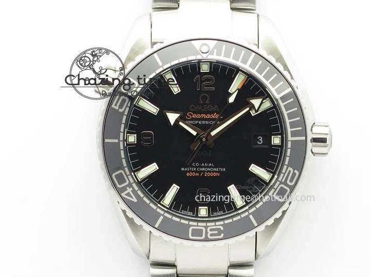 1225 Planet Ocean 2016 43.5mm SS Black Bezel BP 1:1 Best Edition Black Dial On SS Bracelet A WellDesigned 8195